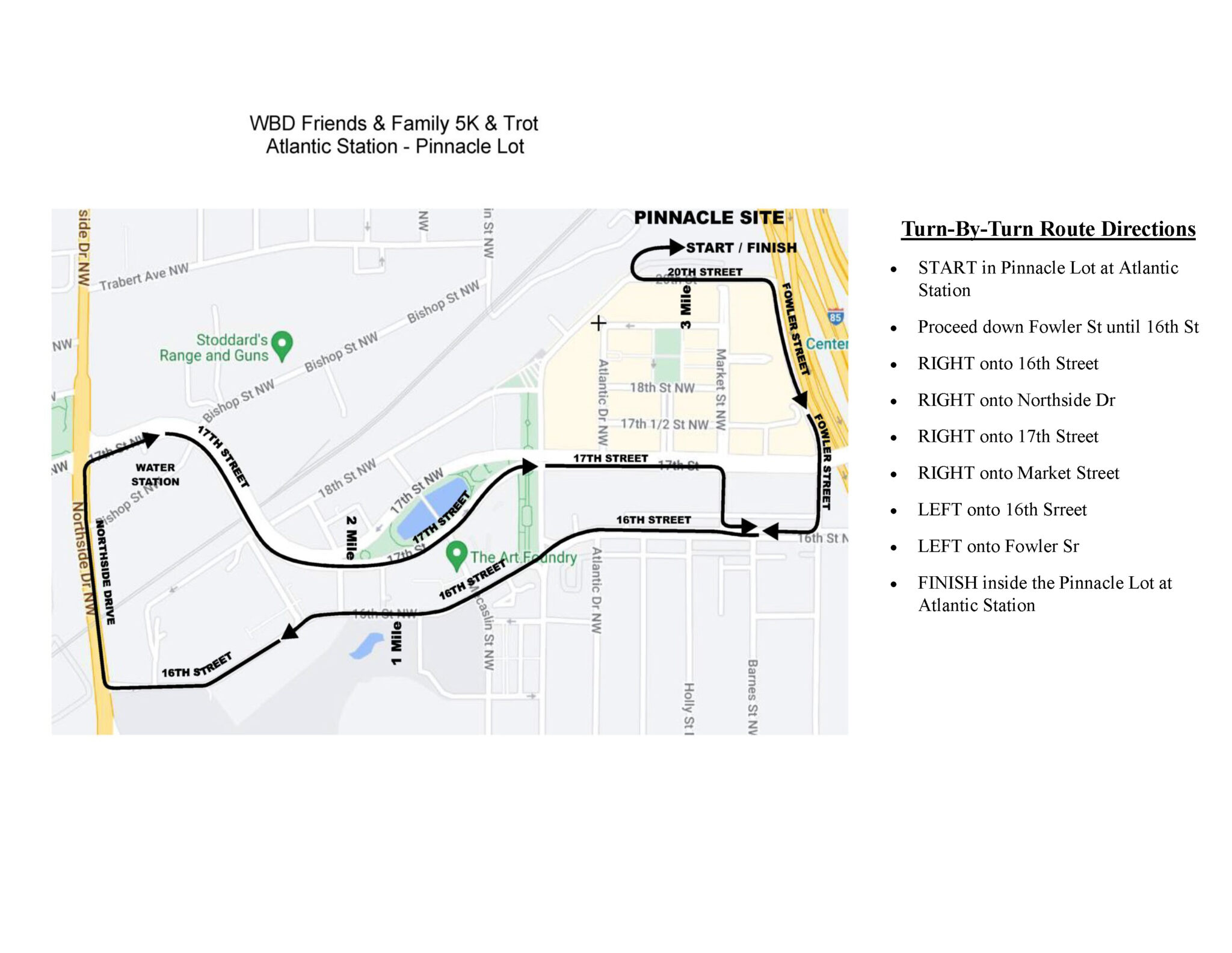 Race Course Map - 2024
